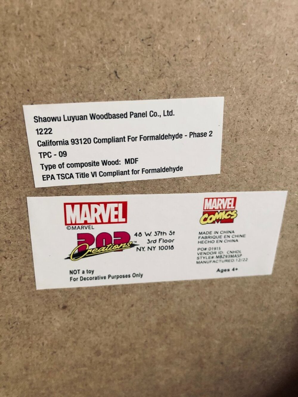 Art Avengers & Spider-Man SET OF 2 Marvel Wood Wall Pop Creations NEW 13x19" - Picture 8 of 14